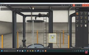 8 Управление уровнем в резервуаре по времени. Factory I/O и программирование LAD