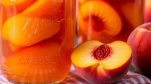 ВКУСНОЕ ЛАКОМСТВО НА ЗИМУ. ПЕРСИКИ В СИРОПЕ