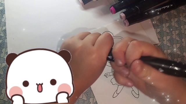 🌸Балерина каппучино🌈💮live Art😀