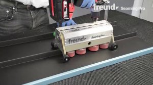 Закатывание двойного стоячего фальца при помощи фальцезакаточной машинки SEAMING PRO