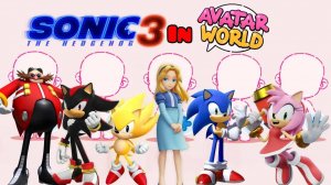 Создаём Соника и друзей в Avatar World 🦔