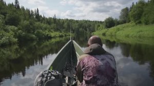 Таежная Рыбалка. (Обкатка нового мотора, замер скорости с грузом более 300 кг)