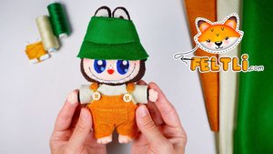 Мастер-класс одежда для Лабубу / Выкройка одежды для Лабубу / Одежда для Лабубу своими руками