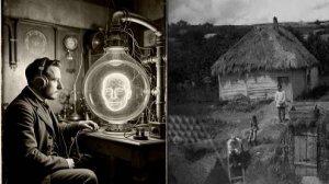 В Воронеже, в земле, нашли древний  саркофаг со странными людьми