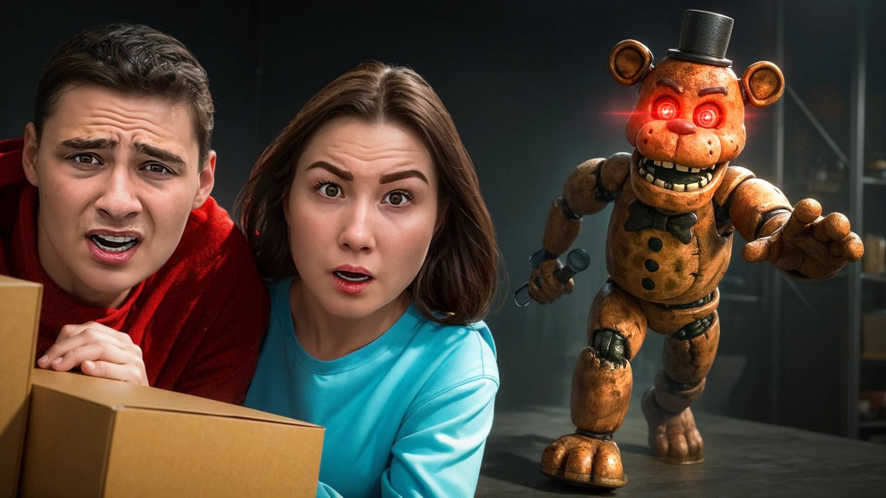 Пять ночей с Настоящим ФРЕДДИ ФНАФ! Аниматроники существуют?