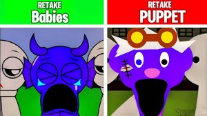 INCREDIBOX SPRUNKI🎪 | PUPPET vs BABIES RETAKE! 👶 КТО МИЛЕЕ?