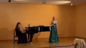 Ж.Массне-«Севильяна» - Елизавета Шведчикова
Партия фортепиано-Татьяна Железнова