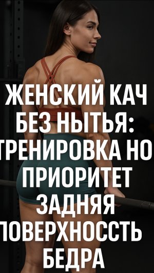 Полное видео уже на канале. ЖЕНСКИЙ КАЧ БЕЗ НЫТЬЯ