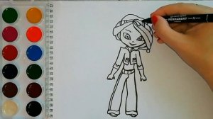 Сказочный патруль. Варя. Мультик-раскраска. Учим цвета.