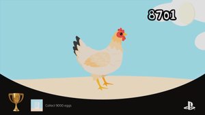 (Ps4/Ps5) - игра The Chick C (достижение - "Collect 9000 eggs - Соберите 9 000 яиц.").