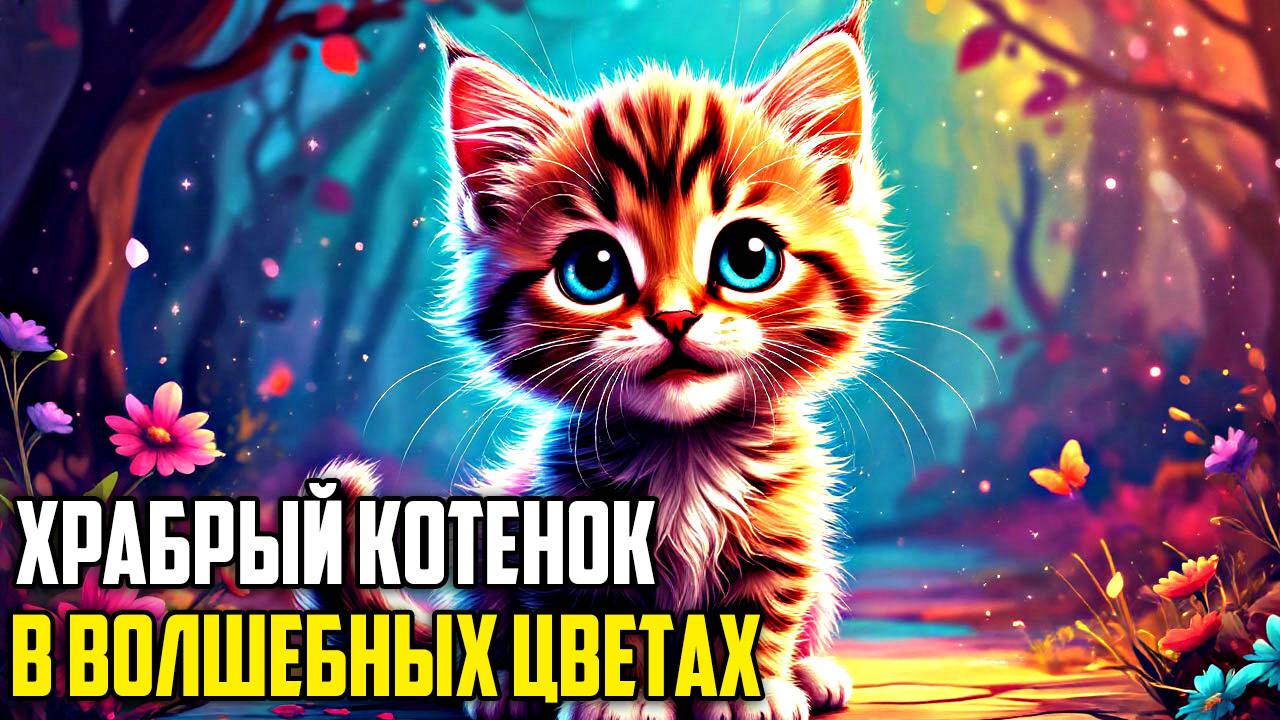 Сказки на ночь для малышей |Котенок в Цветах| Слушать сказки перед сном| Аудио сказки | Сказка смотреть онлайн