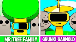 INCREDIBOX🌳 | MR.TREE FAMILY vs GRUNKI-GARNOLDS! 👔 ЛЕСНОЙ БЕСПРЕДЕЛ!
