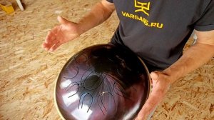 Биметаллический глюкофон, Двутон 1078 - Соль-минор пентатоника, 39 см, - VARGANS