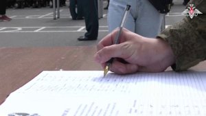 Новобранцы Семёновского полка приняли военную присягу в Москве