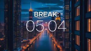 ⏱️ Silent Pomodoro Timer • 40/10 × 2 • With Alarm • No Music | 1.5 Hours Study With Me