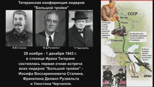 80 лет Великой Победы. Тегеранская конференция глав союзных держав