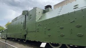 История бронепоезда БП-43 с открытой площадки вооружений и военной техники ЦМВС РФ