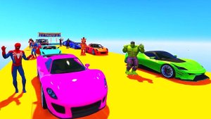 Мультики про машинки - гонки на спортивных машинах. Мультики для детей, мультики для мальчиков.