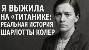 Я выжила на «Титанике»: реальная история Шарлотты Колер