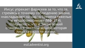 20 июля 2025. Заповедь для жизни. Под сенью благодати _ Адвентисты