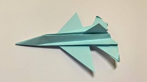 Истребитель F16 Оригами | Простой способ сложить Самолётик | Подробное руководство
