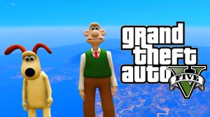 GTA 5 | УОЛЛЕС И ГРОМИТ - СМЕШНОЙ РЭГДОЛЛ НА ГОРЕ! | Человек-паук Супергерои | Физика Эйфории