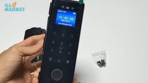 Умный замок SmartLock для стеклянных дверей переговорных.
3D распознавание лица, отпечатка пальца.