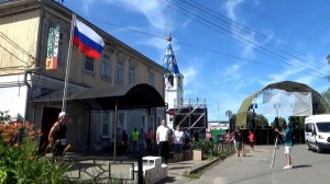 Легкоатлетический пробег в городе Вязники памяти А.И.Фатьянова. Торжественное открытие