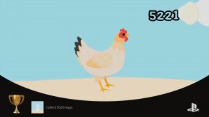 (Ps4/Ps5) - игра The Chick C (достижение - "Collect 5500 eggs - Соберите 5 500 яиц.").