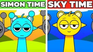 INCREDIBOX SPRUNKI⏳ | SIMON TIME vs SKY TIME! ☁️ БИТВА ХРОНОСОВ! #сезонконтентаRUTUBE