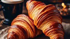 Простой рецепт круассанов с обычным сливочным маслом.