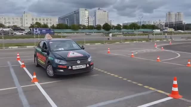 Автошкола в Строгино - учебная площадка