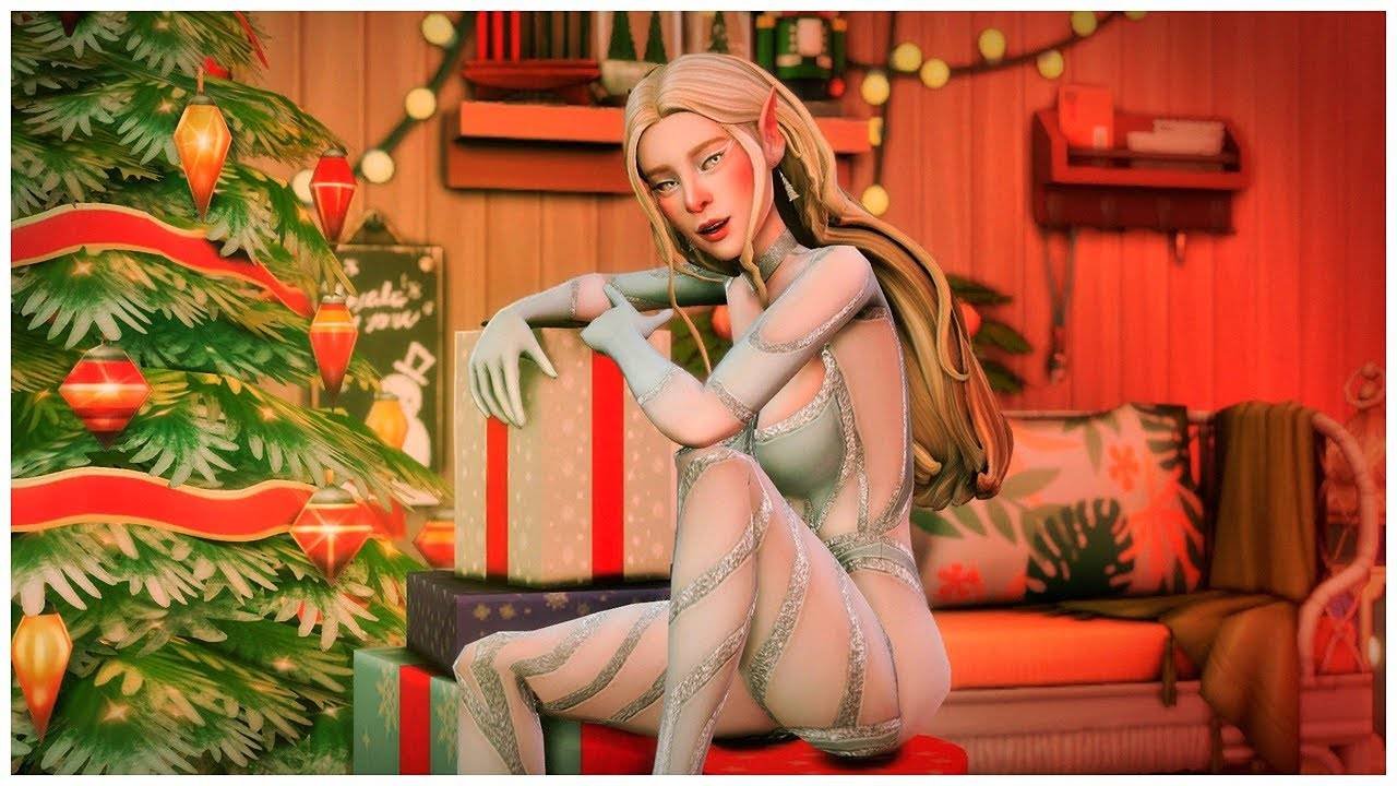 Помощница Санты 🎄🎅 | Sims 4 CAS