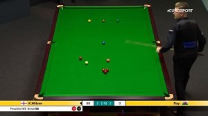Absolutely Magical! EVERY Shot Of Kyren Wilson's 147 Break In Three Minutes! | Eurosport Snooker