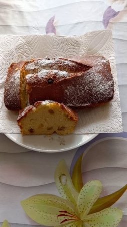 Вкусный кекс к чаю за 5 минут.