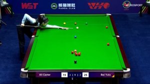 CLASS MATCH!  | Ali Carter vs Bai Yulu | 2023 Wuhan Open Snooker Qualifying