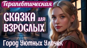 Терапевтическая Сказка для Взрослых "Город Уютных Улочек" – Найди Покой и Себя ✨ Сказка у камина