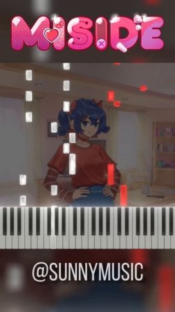 2D Mita (MiSide) 【 Music Box / SHORTS 】 #MiSide #Synthesia