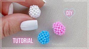 Круглое мини амигуруми Яйцо из бисера крестиком