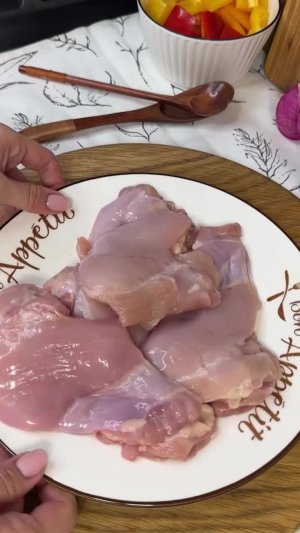 🍗 Нежная курочка с овощами в сливочном соусе
