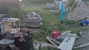Нашел неисправный электро триммер на мусорке теперь травы на участке нет. Что можно найти на мусорке
