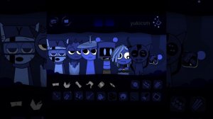 Sprunki Blue [Part 1️⃣] (UNDER WATER) {ALL CHARACTERS & PHASES} 🇬🇪 #sprunki #memes