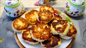 Сырники без муки за 15 минут с бананом