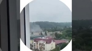 Момент удара по зданию ТЦК в Черкасской области!