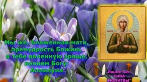 Срочно помолись Матронушке эти дни молитва ей особо сильна. Молись молитвой Акафист Матроне 🙏