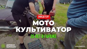 Заведется? Мотоблок КРОТ простоял в сарае у деда 30 лет. Реанимируем