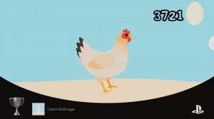 (Ps4/Ps5) - игра The Chick C (достижение - "Collect 4000 eggs - Соберите 4 000 яиц.").