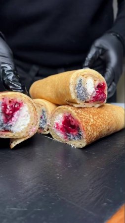 Блинчики с тремя сладкими начинками