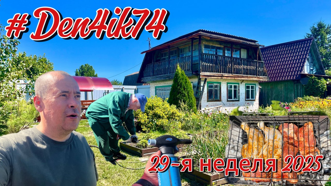 29-я неделя из жизни: Сад, работа, Безобразие ВКВидео комменты. Шашлыки и разговоры обо Всем!