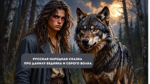 Детская сказка про Данилу-Бедняка и волка седого | аудиосказка | сказки для детей | мультик | сказка